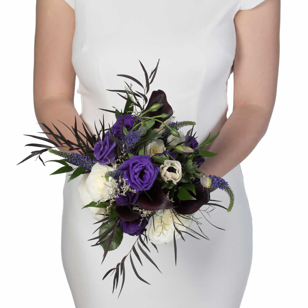Violet Sophisticate Bridal Bouquet