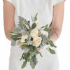 Blanc et Vert Bridesmaid Bouquet