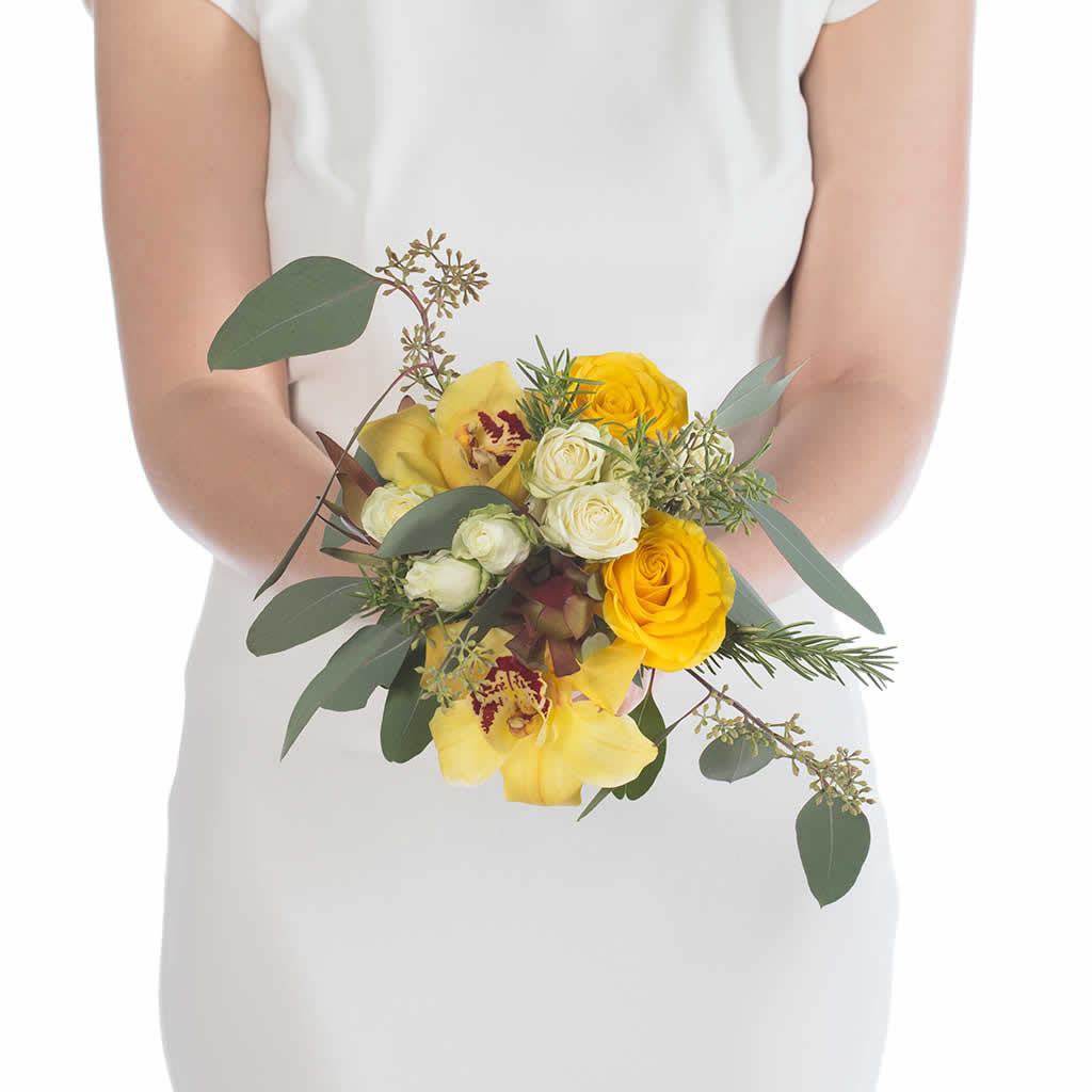Tahitian Sol Bridesmaid Bouquet